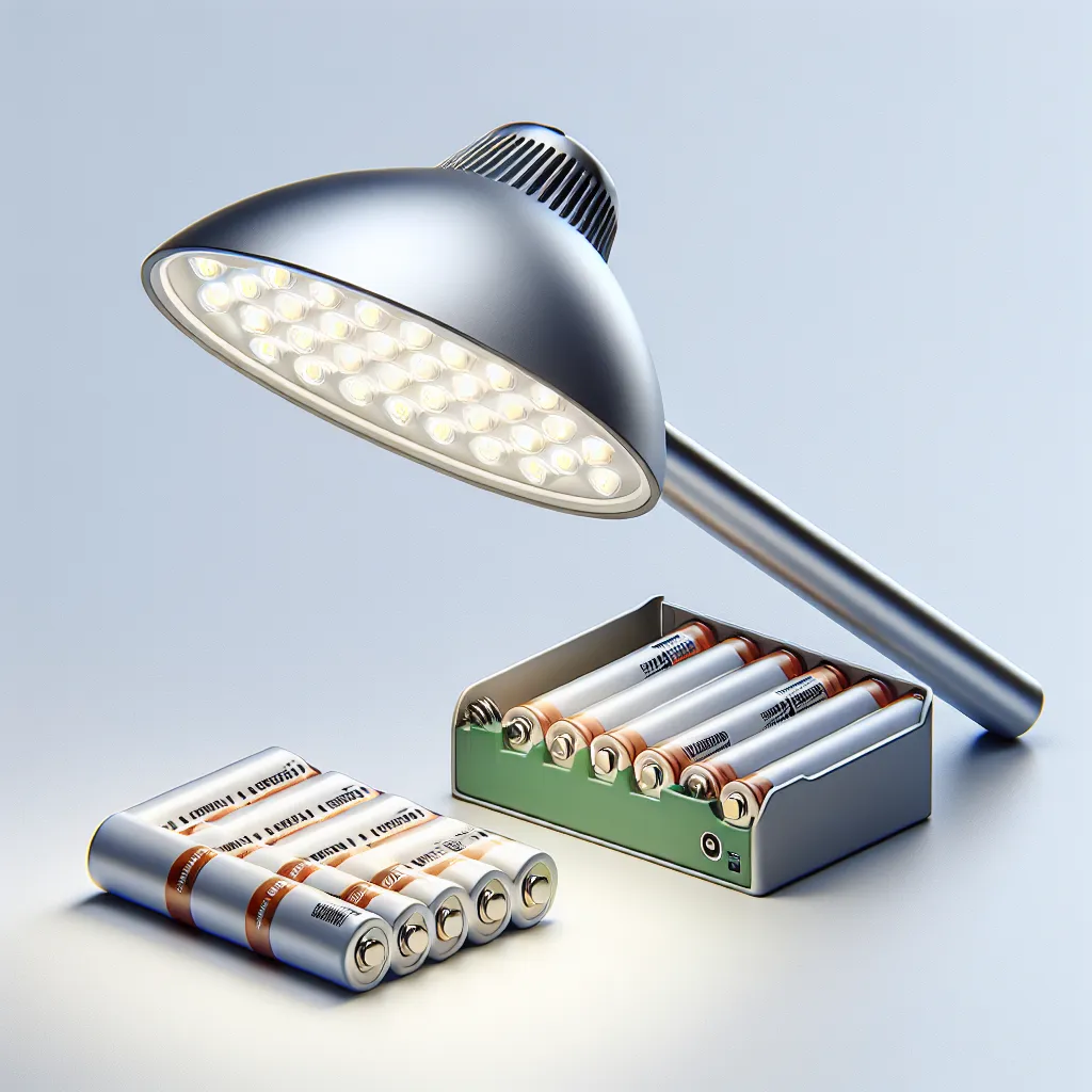 Zastosowanie baterii paluszkowych do zasilania lampy LED – poradnik oświetleniowy